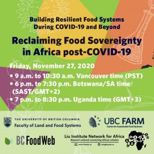 Reclaiming Food Sovereignty in Africa post-COVID-19