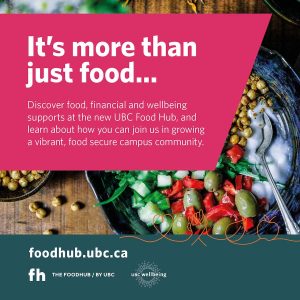 UBC Food Hub launch: Get your free swag