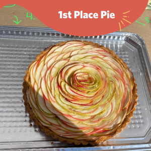 Market Recipe Blog: Fall Fair 1st Place Pie (Apple Rose Tart with Pistachio Frangipane)